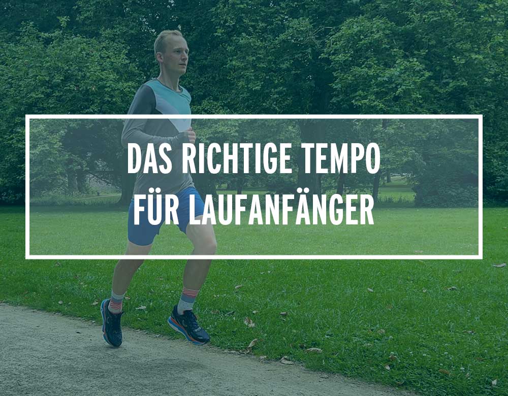 Die Geschwindigkeit beim Joggen ist gerade für Laufanfänger sehr wichtig